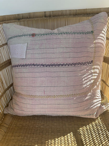 Putetrekk vintage kantha 50x50 cm Nr 101