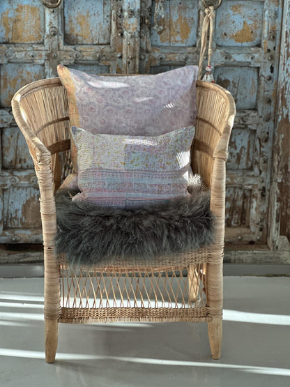 Putetrekk vintage kantha 50x50 cm Nr 90