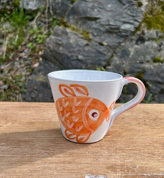 Goldfish kaffe-/tekopp H 9,5 cm
