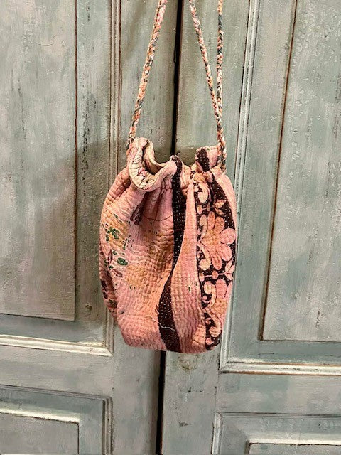 Kantha pompadour pink/brown