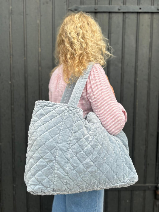 Bag velur Jeans blue