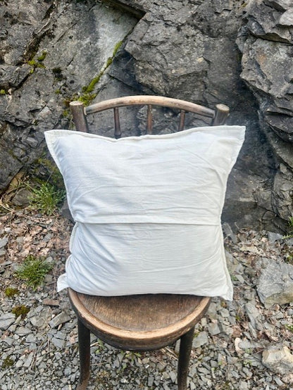 Vattert putetrekk blokktrykket 50 x 50 cm