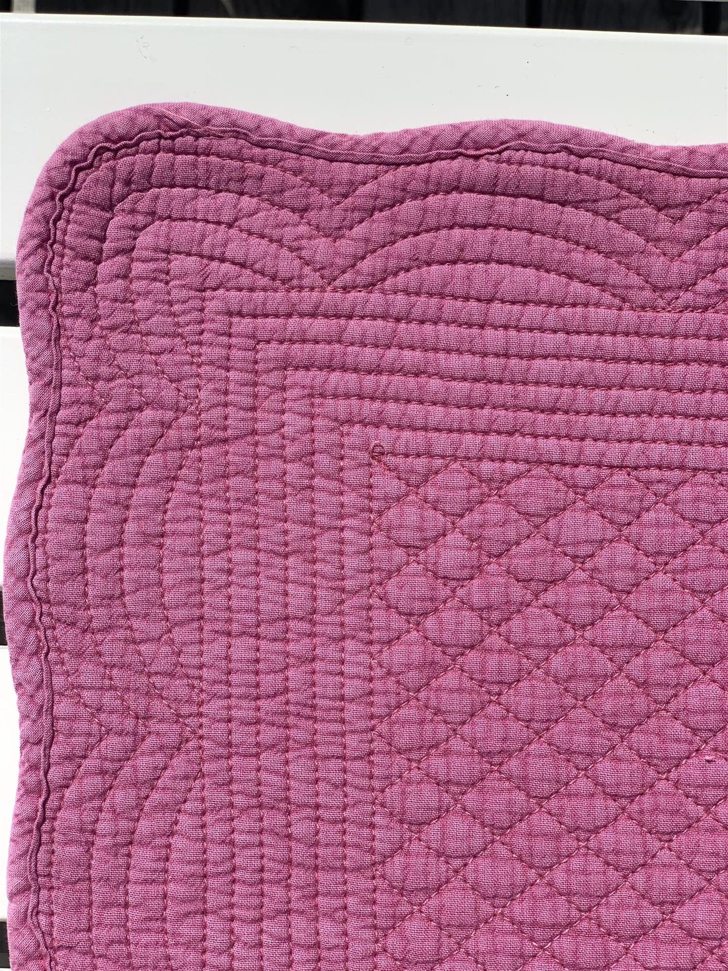 Spisebrikke avlang bomull 35x50 cm Rosy pink