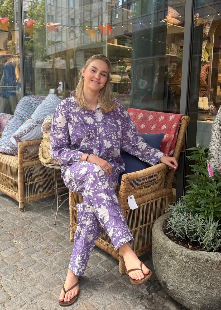 Pysjamas Colette purple