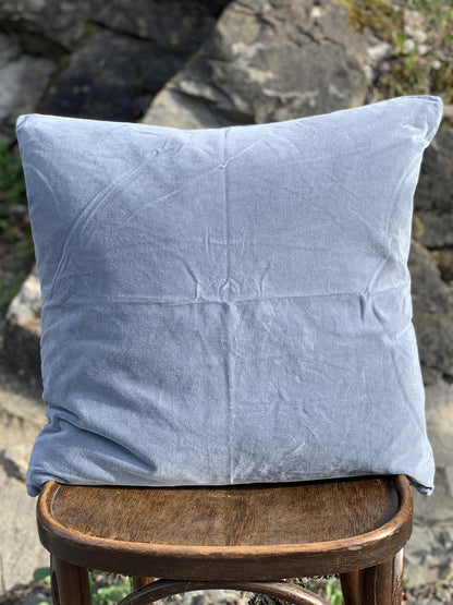 Putetrekk velur 50x50 cm Jeans blue