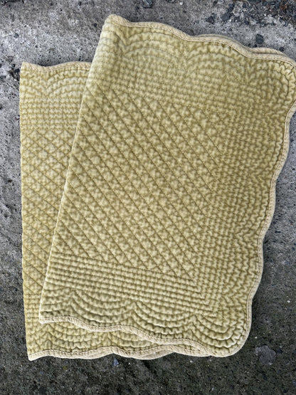 Spisebrikke velur 30x50 cm dijon