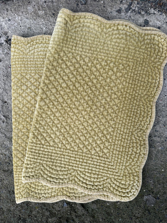 Spisebrikke velur 30x50 cm dijon