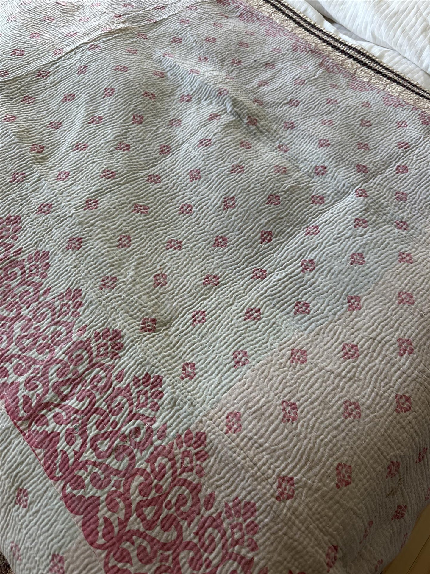 Teppe vintage kantha #109