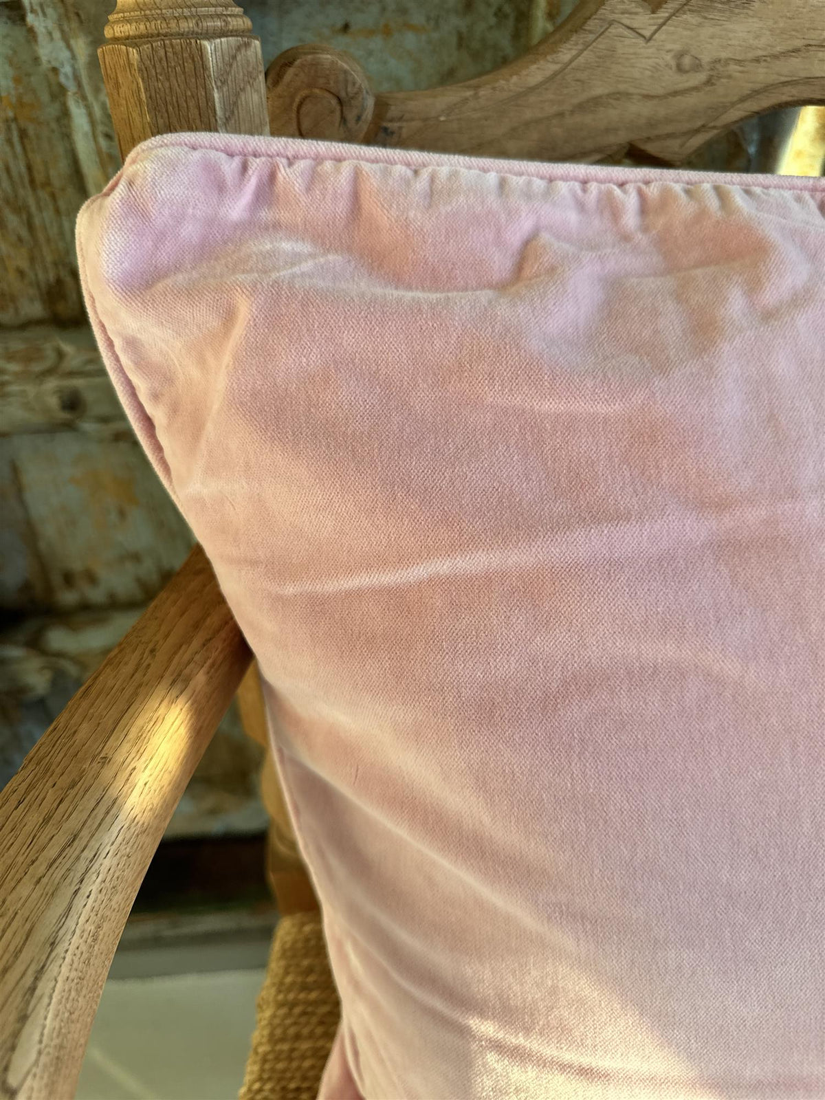 Putetrekk velur 50x50 cm Bubblegum pink  rulour