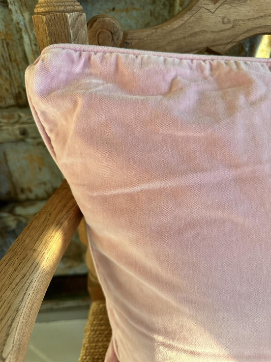 Putetrekk velur 50x50 cm Bubblegum pink  rulour
