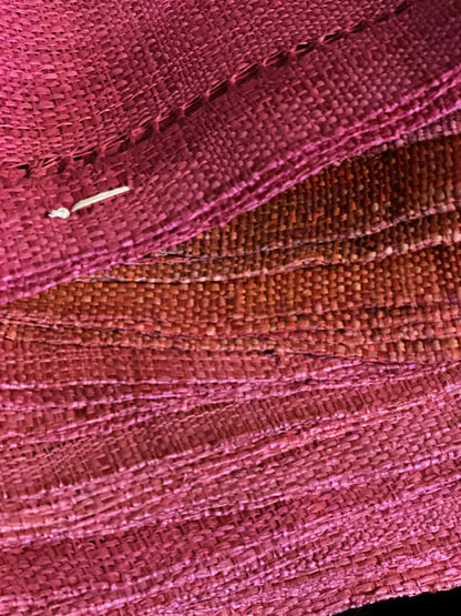 Spisebrikke 30 x 45 cm raffia red 4 stk
