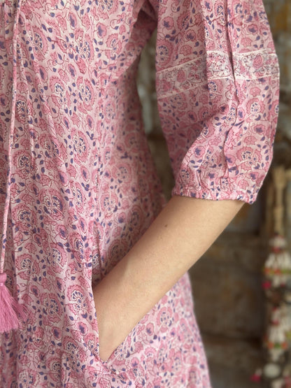 Lucia smekkekjole pink