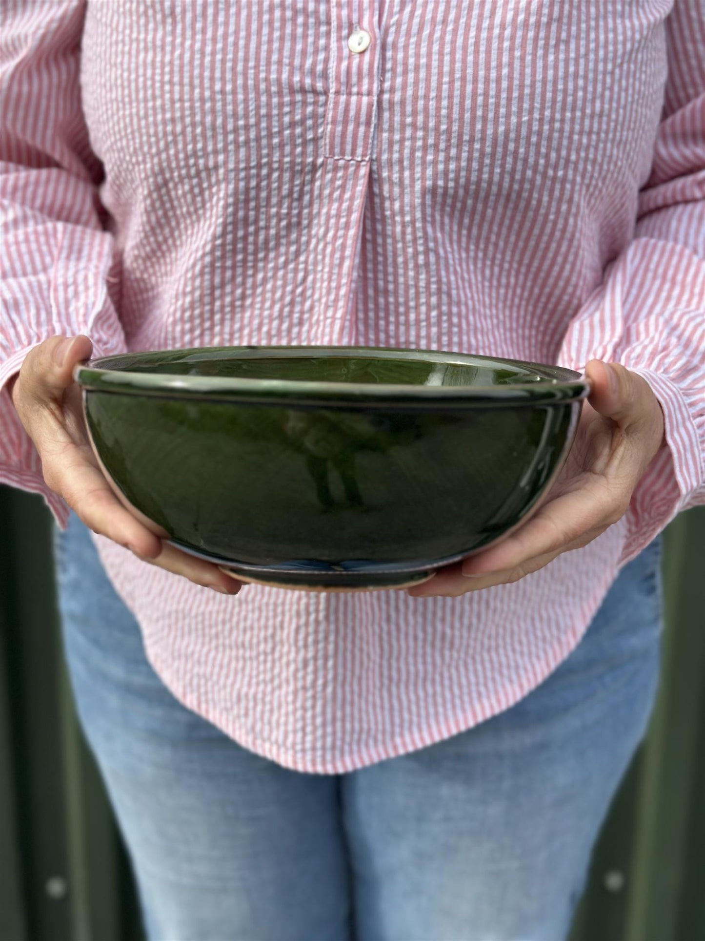 Veluto salat-/serveringsbolle Ø 21 cm olive green