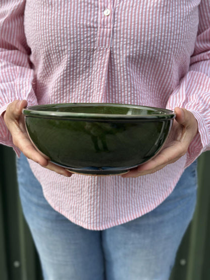 Veluto salat-/serveringsbolle Ø 21 cm olive green