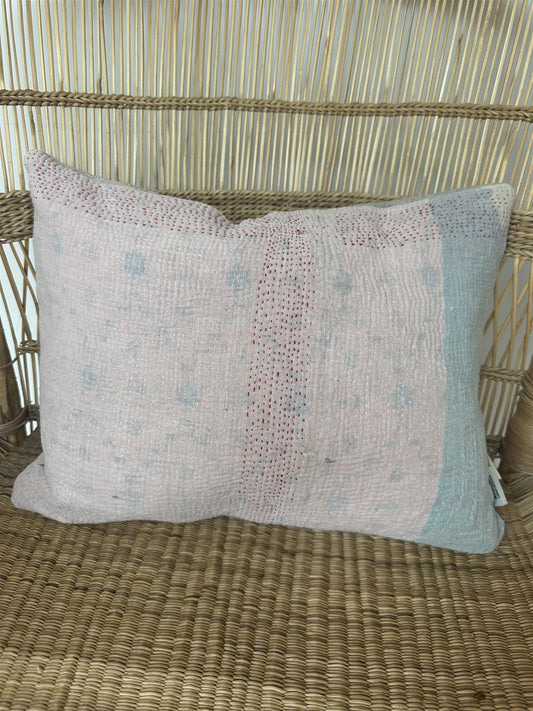 Putetrekk vintage kantha 30 x 40 cm Nr 77