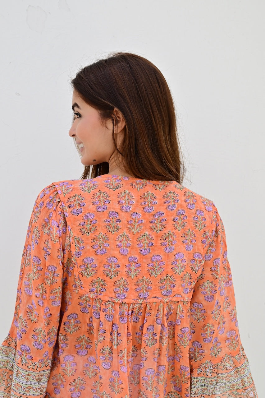Avignon bluse orange