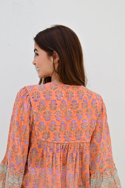 Avignon bluse orange