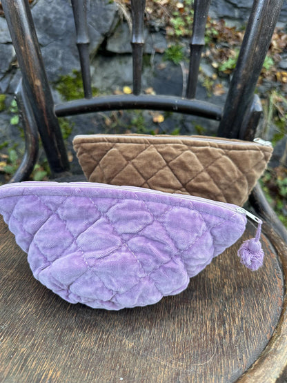 Sminkepung velur 15xH10 cm lilac