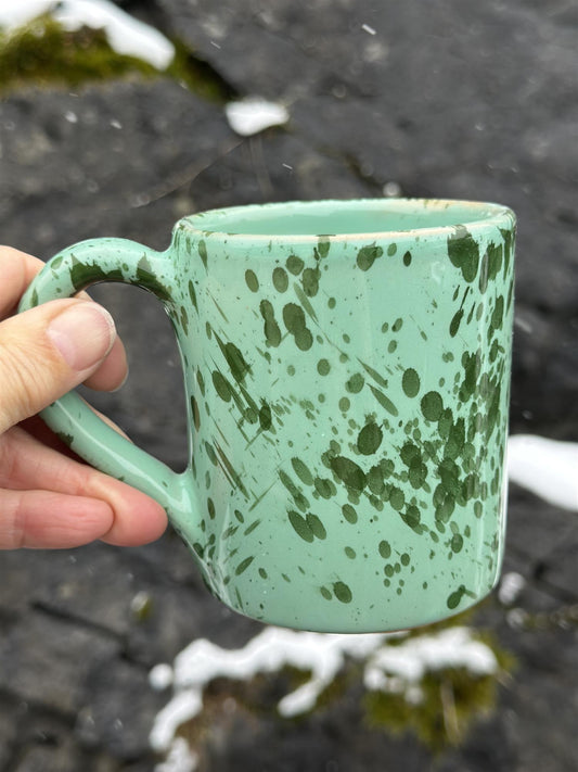 Arabesco krus splash grønn