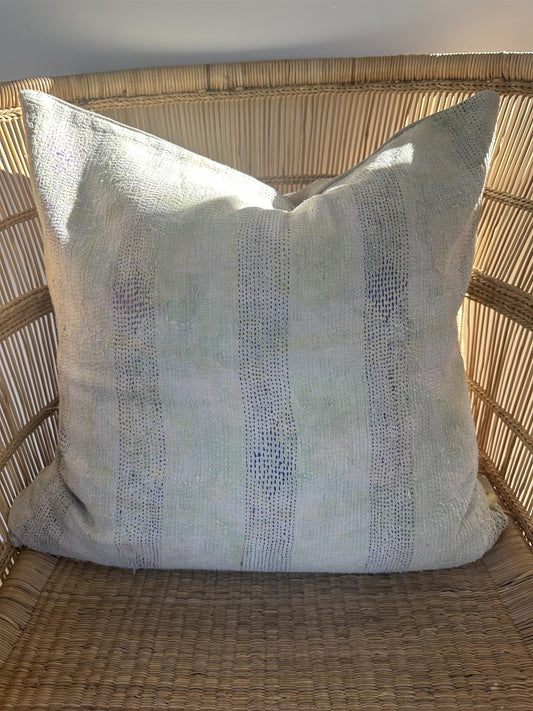 Putetrekk vintage kantha 50x50 cm Nr 104