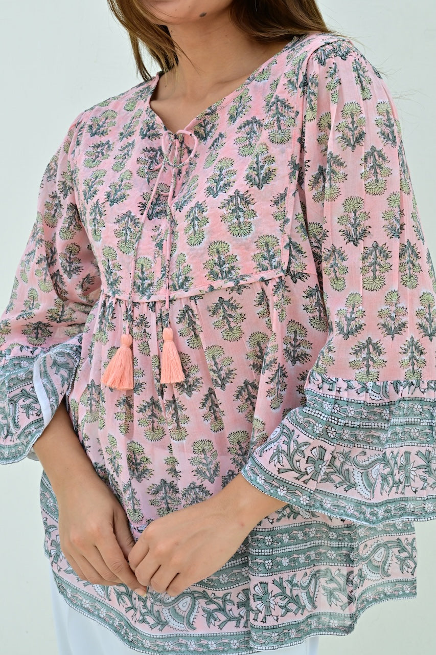 Avignon bluse powder pink