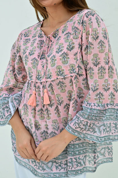 Avignon bluse powder pink