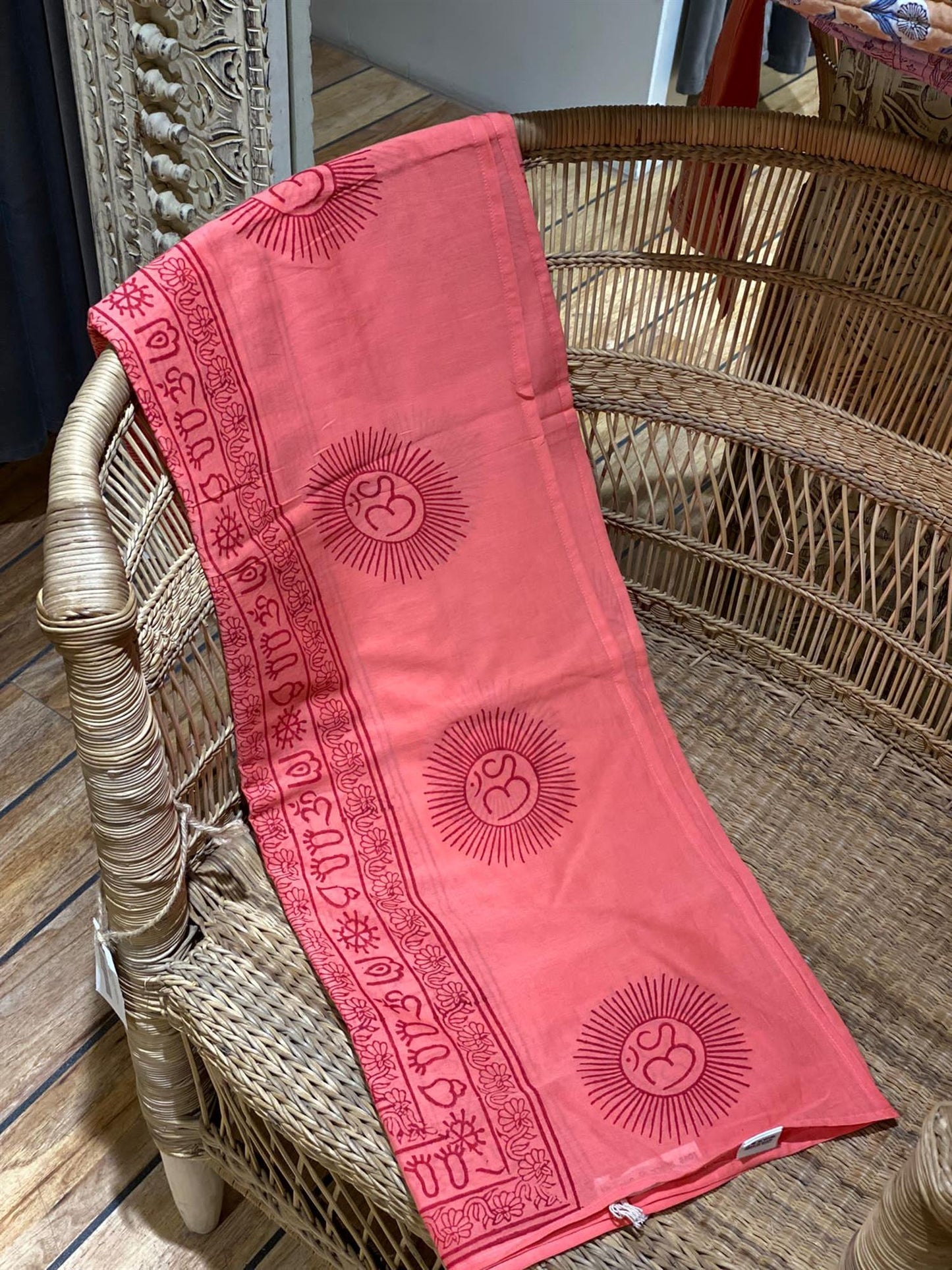 Goa Sarong 100% bomull korall