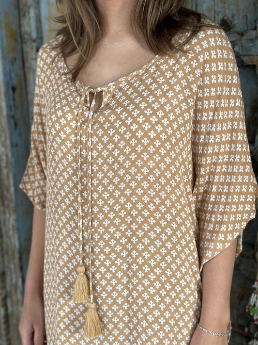 Nora poncho natur