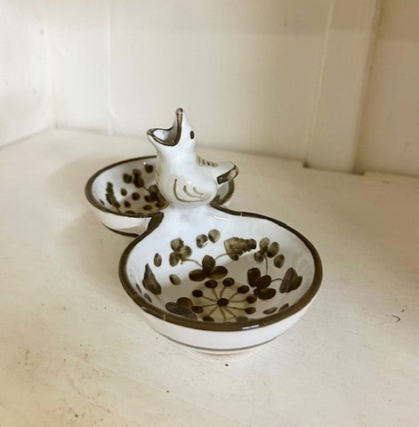 Arabesco salt & pepperskål grå/beige