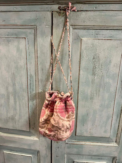 Kantha pompadour pink/beige