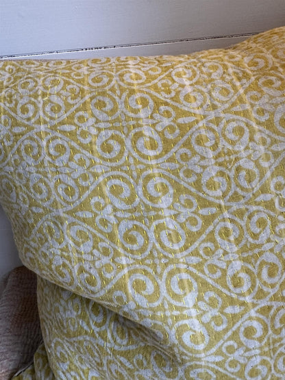 Putetrekk vintage kantha 50x50 cm Nr 114