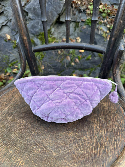Sminkepung velur 15xH10 cm lilac