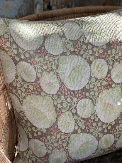 Putetrekk vintage kantha 50x50 cm Nr 93