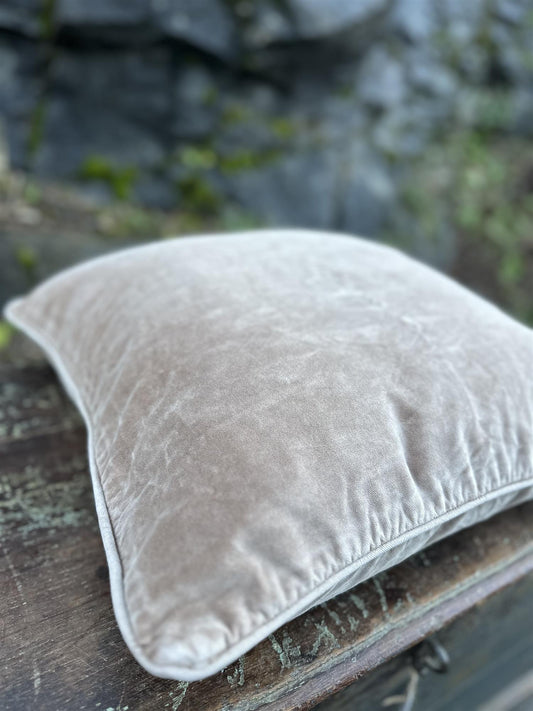 Putetrekk velur 50x50 cm Latte