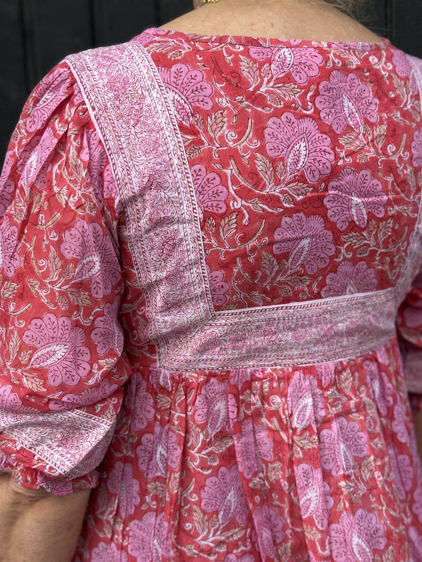 Randi smekkekjole red/pink