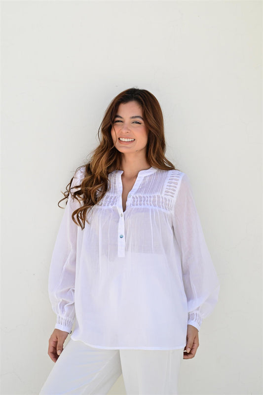 Provence bluse white