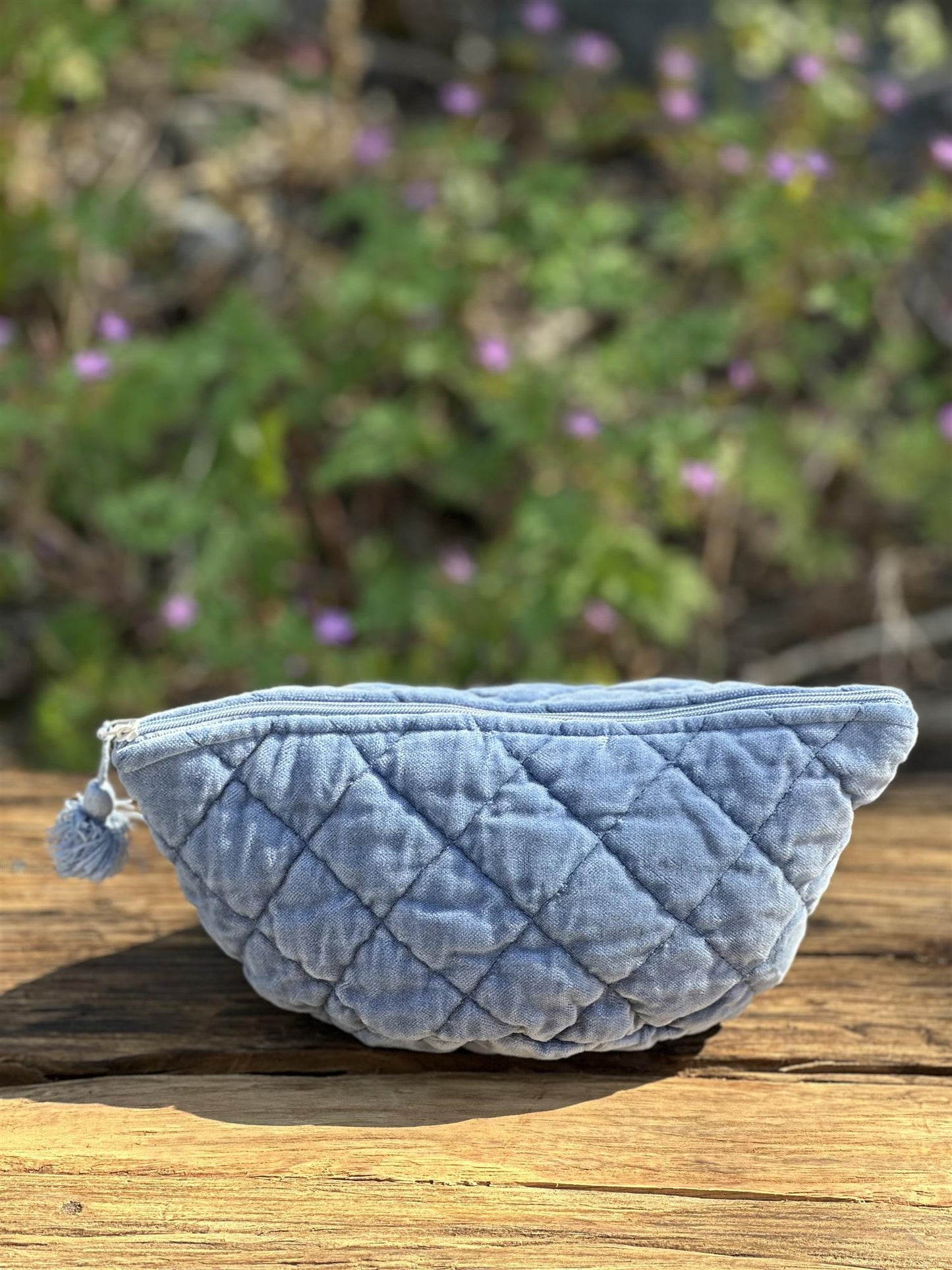 Sminkepung velur 15xH10 cm moonlight blue