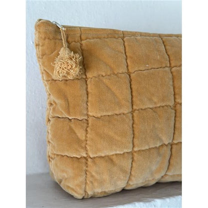 Toalettmappe velur Provence yellow