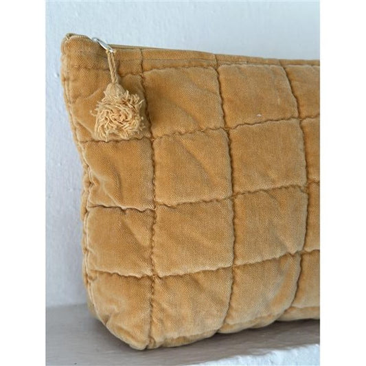 Toalettmappe velur Provence yellow