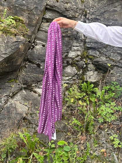 Mila skjerf ametyst 150x35 cm