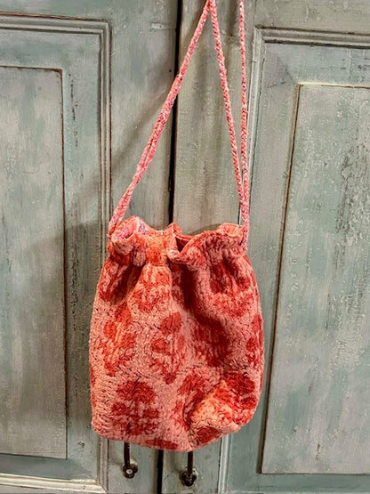 Kantha pompadour red/pink