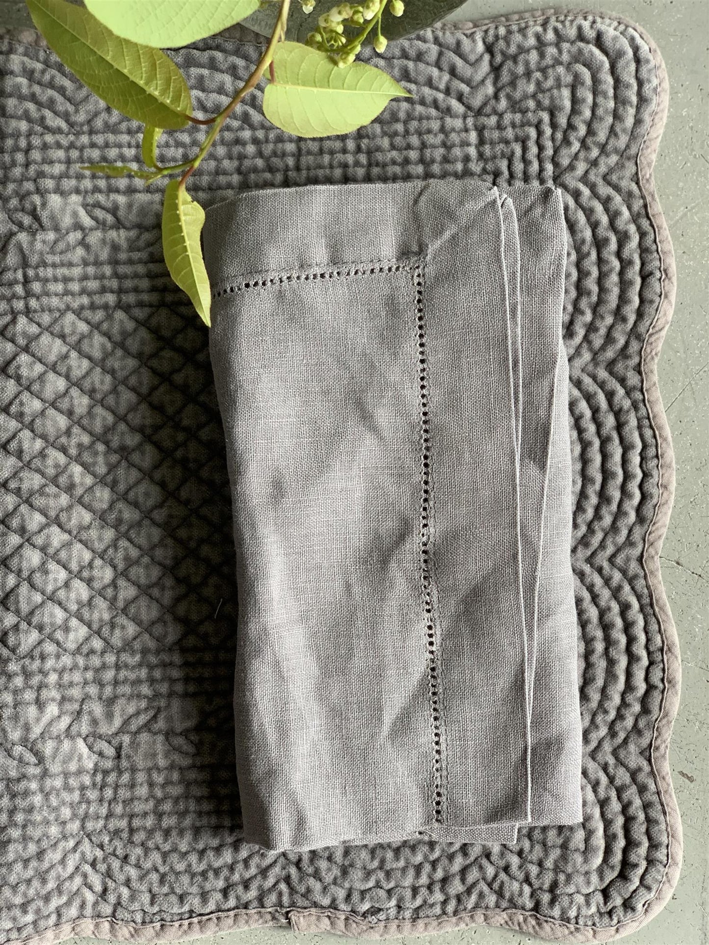 Serviett 100% lin 45 x45 cm natur