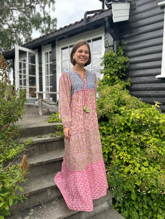 Vilde lang smekkekjole mix