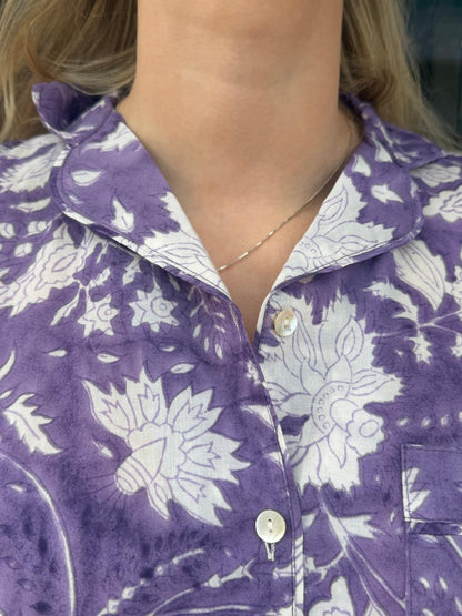 Pysjamas Colette purple