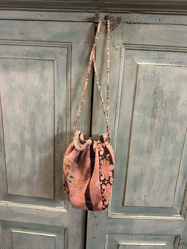 Kantha pompadour pink/brown