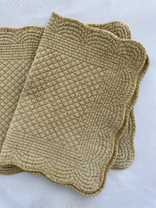 Spisebrikke velur 30x50 cm dijon