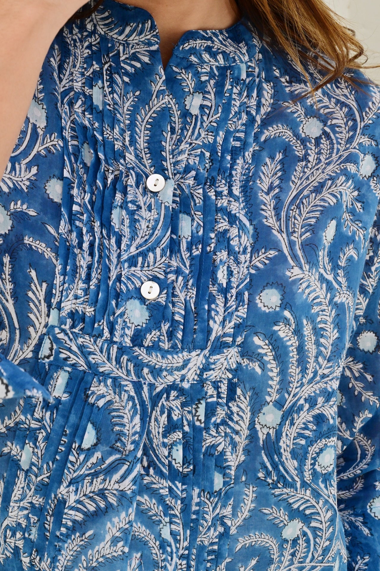 Bandol bluse biser blue