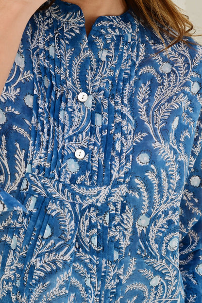 Bandol bluse biser blue