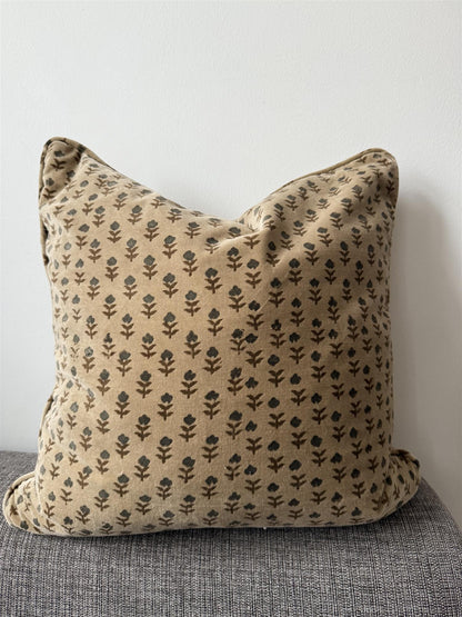 Putetrekk velur Fiori olive rulour