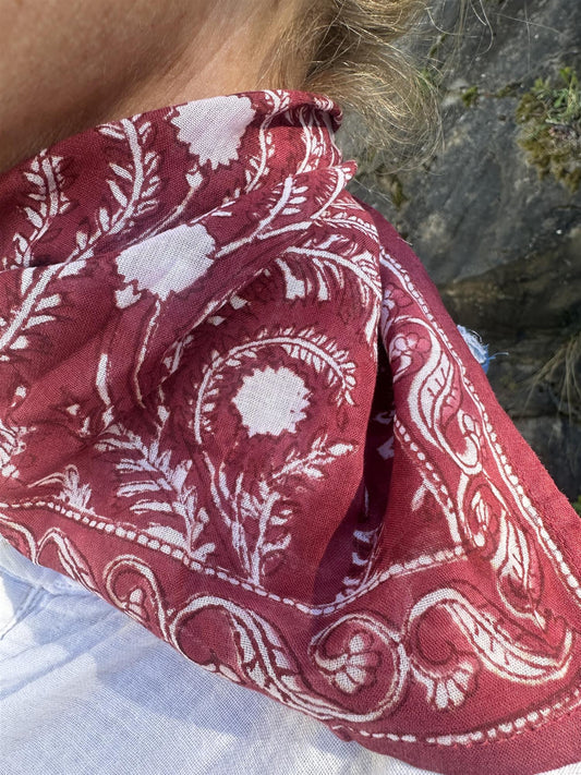 Bandol lite skjerf powder pink